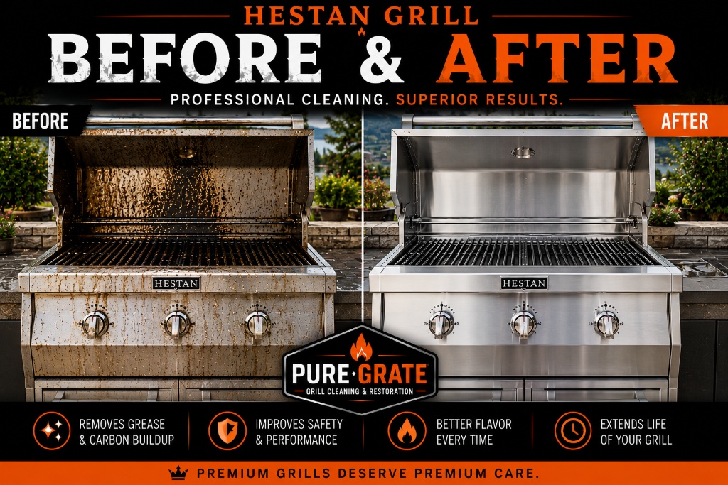 Hestan stainless polish proof by Pure Grate